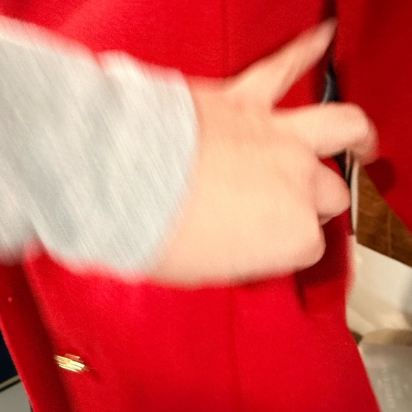 Janie and Jack Vibrant Red Cape Jacket - Picture 3 of 9